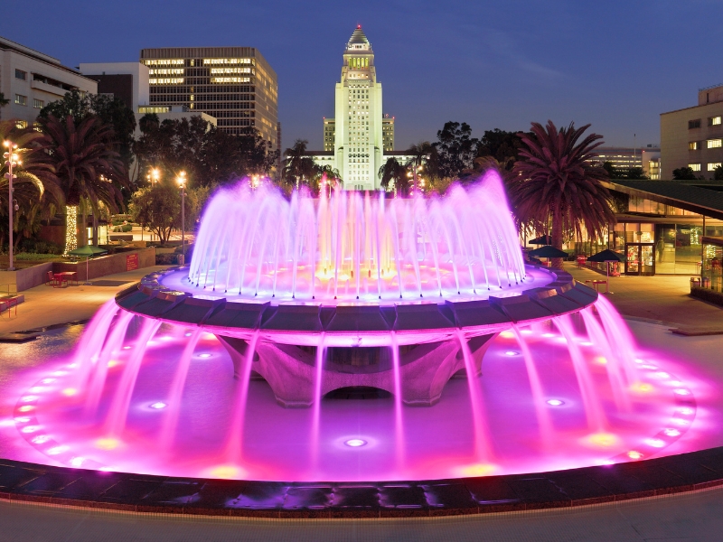 Gloria Molina Grand Park: Śródmiejska oaza w Los Angeles 2 Gloria Molina Grand Park w Los Angeles