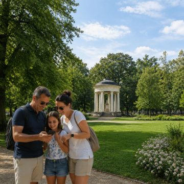 Sheltered beneath an open, circular Doric rotunda in the leafy municipal park, this neoclassical shrine honors the groundbreaking astronomer Johannes Kepler, who spent his final days unraveling the mathematical harmonies of planetary motion within Regensburg's walls.