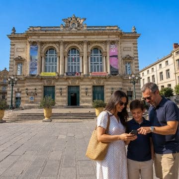 Situé sur la place de la Comédie, l'Opéra-Orchestre national de Montpellier Occitanie est un grandiose théâtre du XIXe siècle, réputé pour son élégante façade néoclassique.
