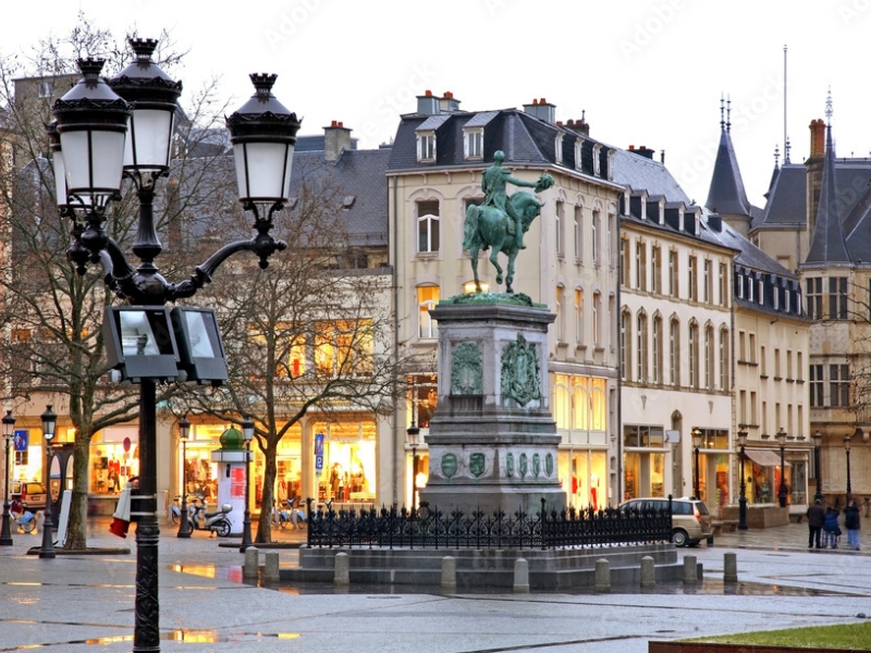 Place Guillaume II à Luxembourg