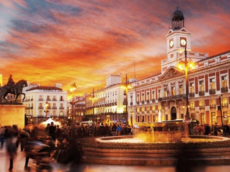 Puerta del Sol in Madrid