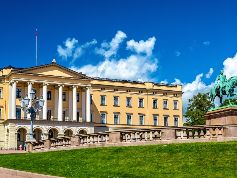 Royal palace in Oslo