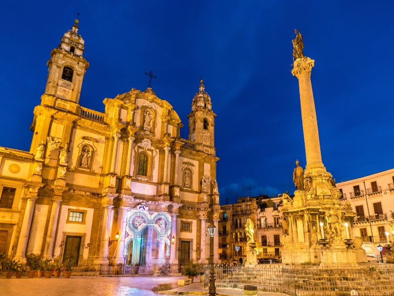 Saint Domenico Church in Palermo
