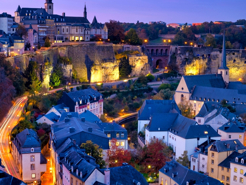 Corredor paisajístico en Luxemburgo