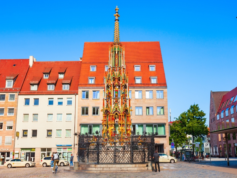 Schöner Brunnen in Nuremberg