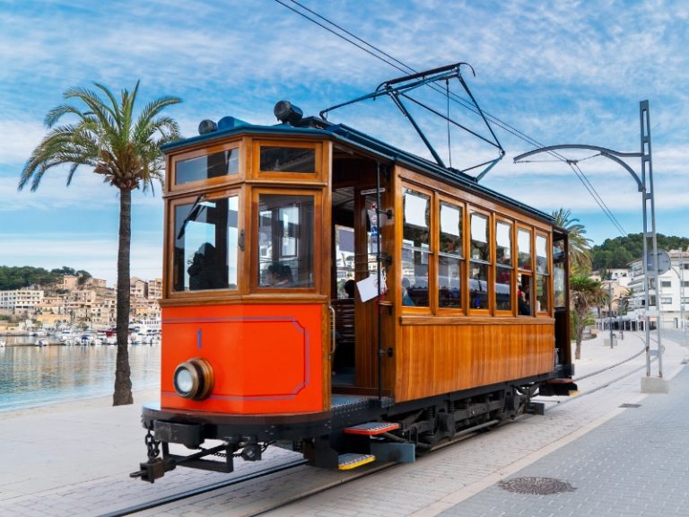 Train Sóller in Palma de Mallorca