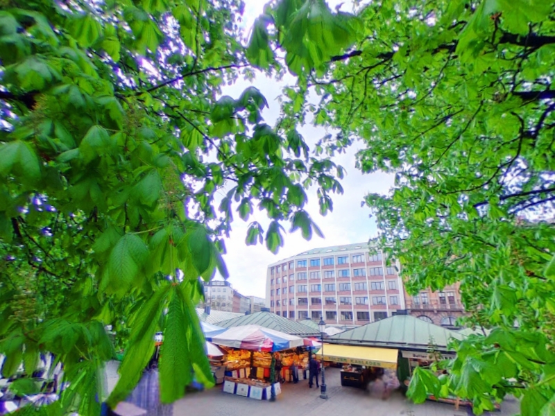 Viktualienmarkt: De levendige marktervaring van München 1 Viktualienmarkt in München