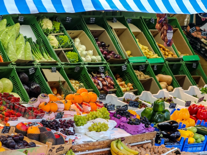 Viktualienmarkt: De levendige marktervaring van München 2 Viktualienmarkt in München