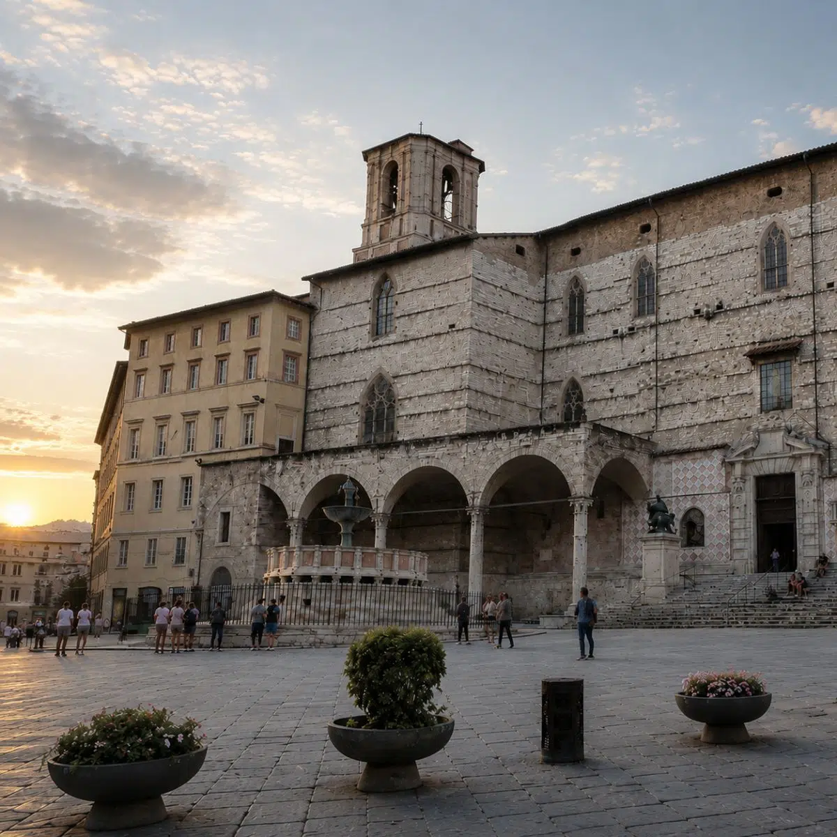 Perugia Scavenger Hunt and Self-Guided Tour 6 Cattedrale di San Lorenzo is Perugia’s majestic cathedral, admired for its grand Gothic architecture, beautiful artworks, and historic setting overlooking the city’s main square.