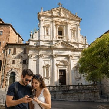 Conocida también como la Chiesa Nuova, la iglesia de San Felipe Neri de Perugia, del siglo XVII, destaca por su majestuosa fachada barroca romana de travertino y sus bóvedas ricamente decoradas con frescos.