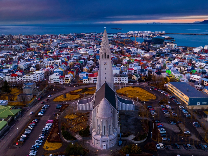 Hallgrímskirkja: Wysoka ikona Reykjaviku 3 Hallgrimskirkja w Reykjaviku