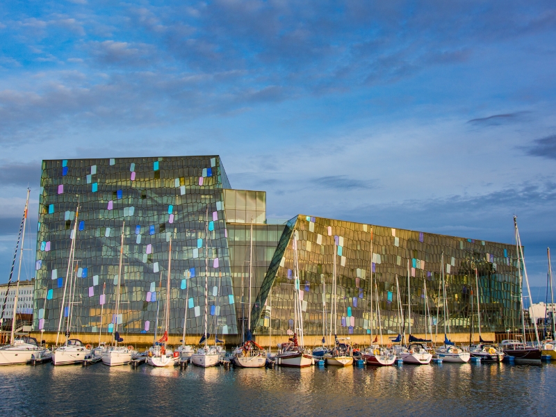 Harpa Concert Hall in Reykjavik