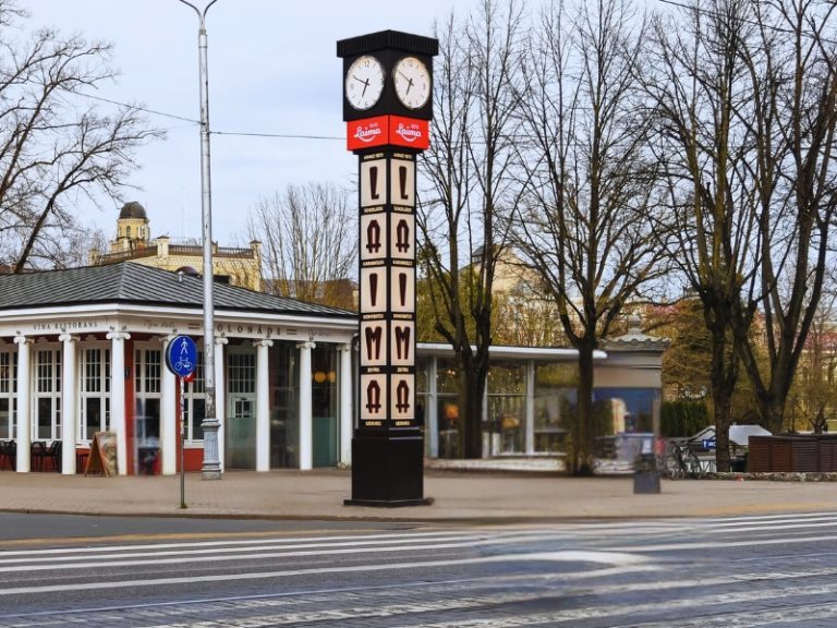 Laima Clock in Riga