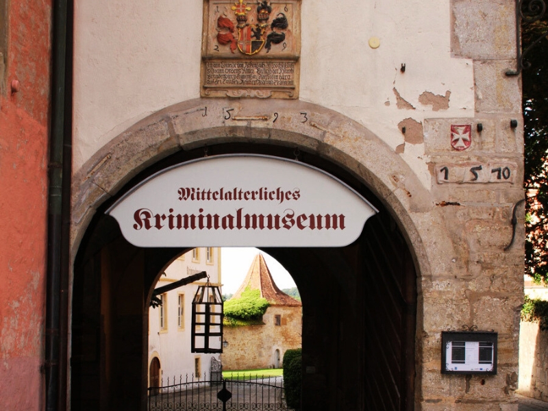 Średniowieczne Muzeum Zbrodni: Rzut oka na ciemniejszą stronę przeszłości Rothenburga 1 Średniowieczne Muzeum Zbrodni w Rothenburgu