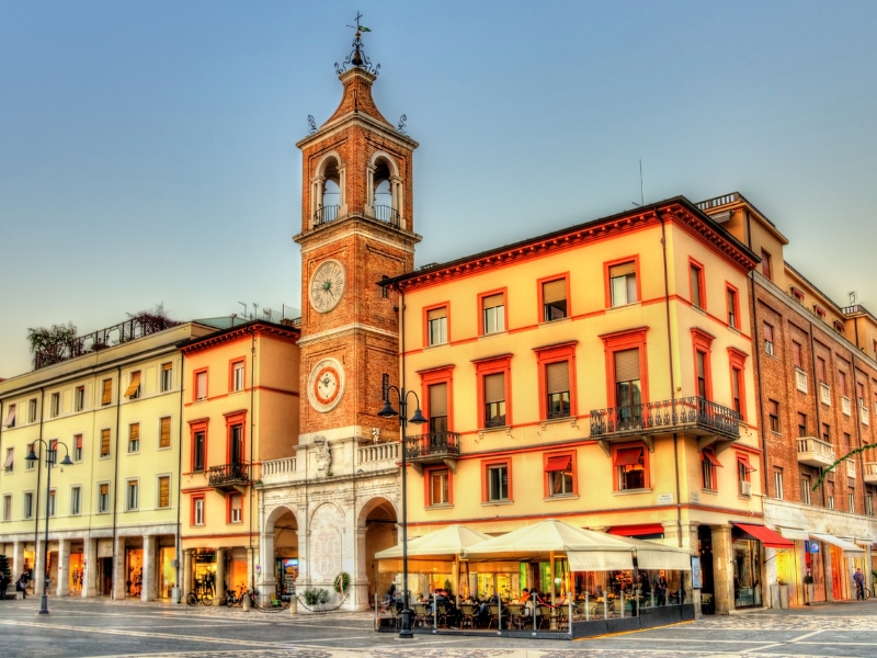 Piazza Tre Martiri in Rimini