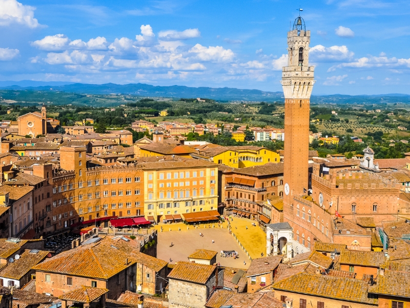 Piazza del Campo à Sienne