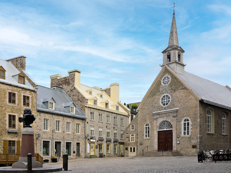 A Praça Real: O local de nascimento da América Francesa 3 Place Royale no Quebeque