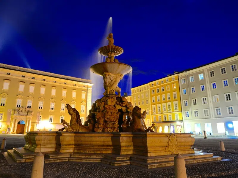 Residence Square: The Heart of Salzburg's Baroque Splendor 2 Residence Square in Salzburg