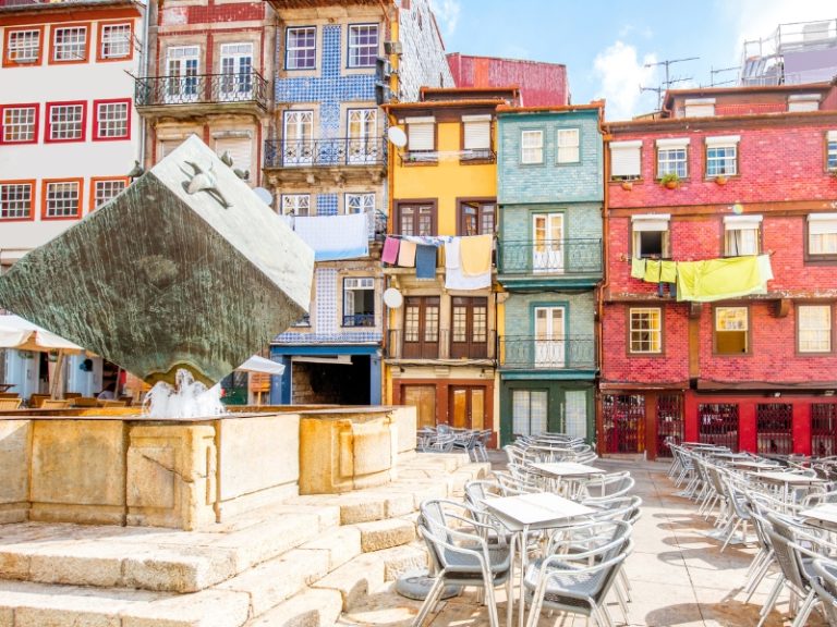 Ribeira Square in Porto