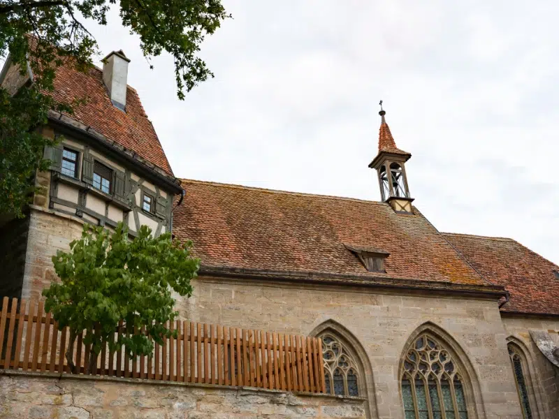 Saint Wolfgang: A Fortified Church in the Heart of Rothenburg 1 Saint Wolfgang in Rothenburg