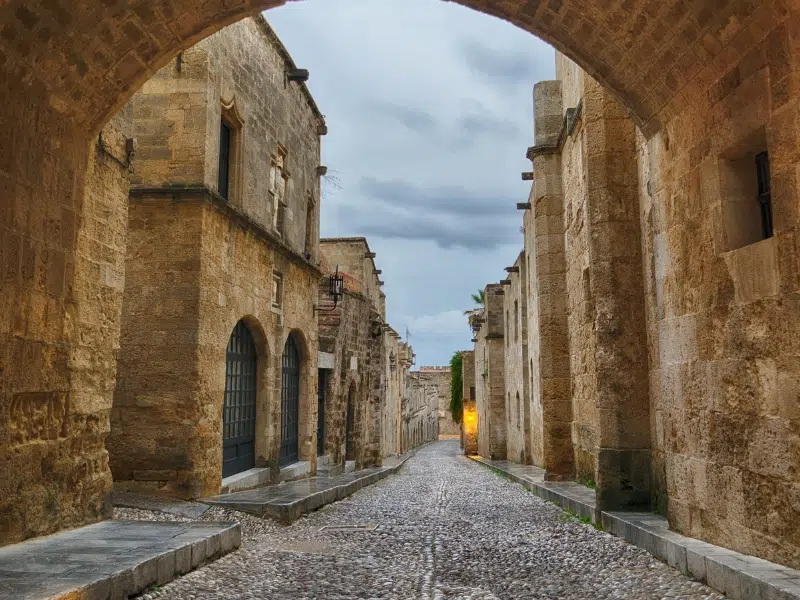 The Street of the Knights: A Journey Through History 2 Street of the Knights in Rhodes