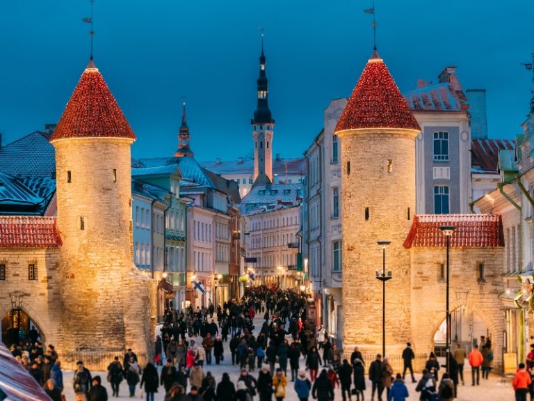 Viru Gate in Tallinn