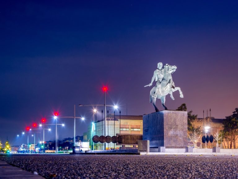 Alexander the Great Statue in Thessaloniki