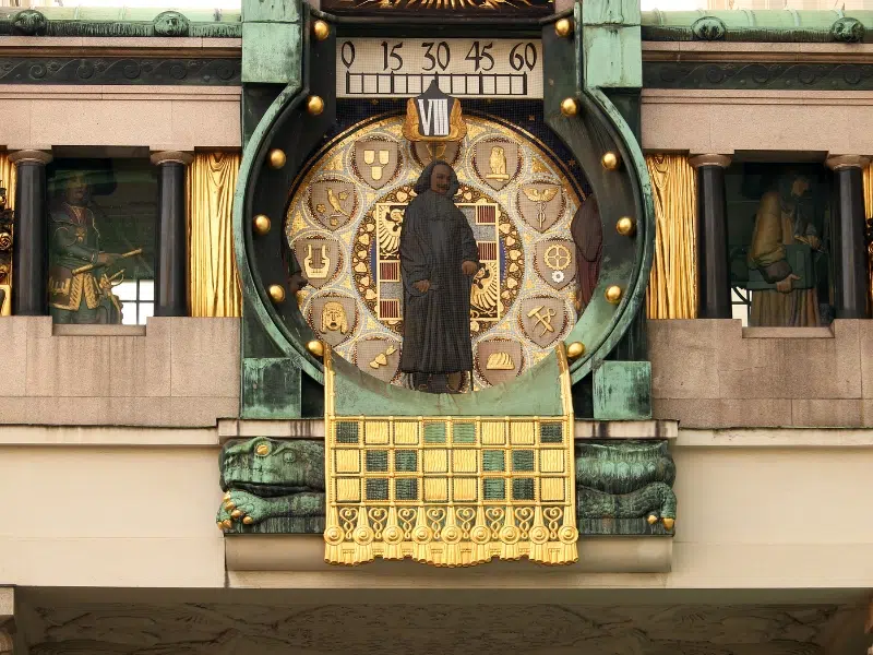 The Ankeruhr: Kapryśna kronika wiedeńskiego czasu 1 Ankeruhr w Wiedniu