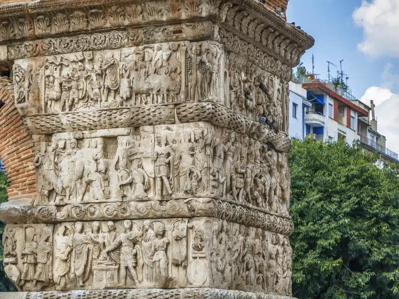 O Arco de Galério: Monumento da grandeza romana em Salónica 2 Arco de Galério em Tessalónica