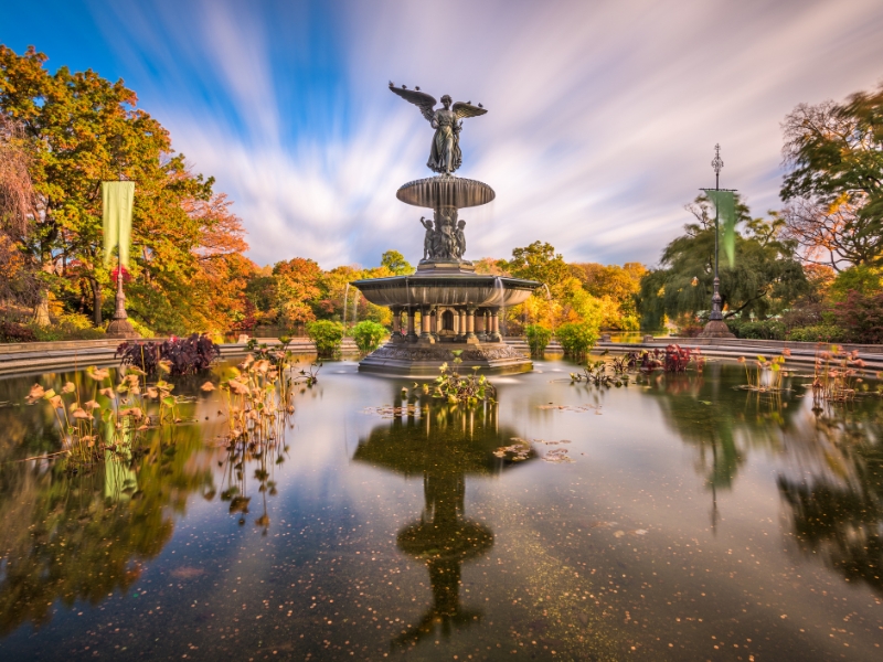 Bethesda Terrace dans le Central Park de New York