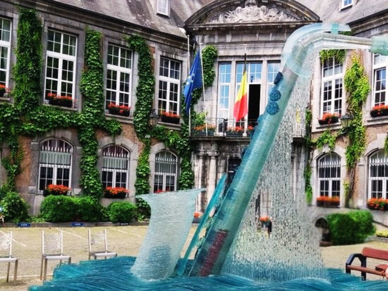 Horloge à eau saxophone à Dinant