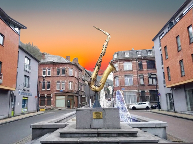 Monument au saxophone à Dinant