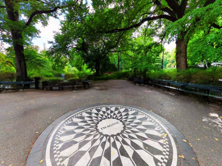 Imagine Mosaic in New York Central Park