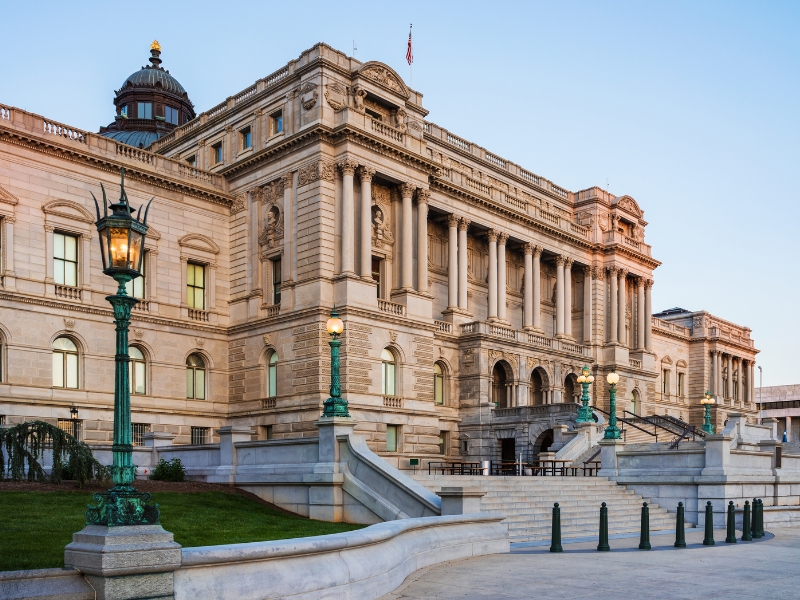 Die Kongressbibliothek in Washington: Ein Tempel des Wissens 1 Kongressbibliothek in Washington