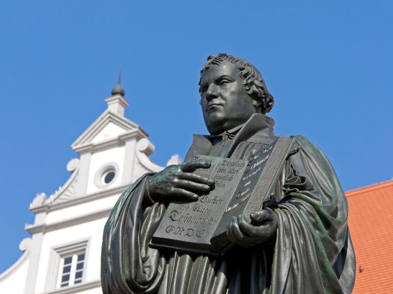 Luther-Denkmal: Λούθηρου στην Ερφούρτη 1 Luther-Denkmal στην Ερφούρτη