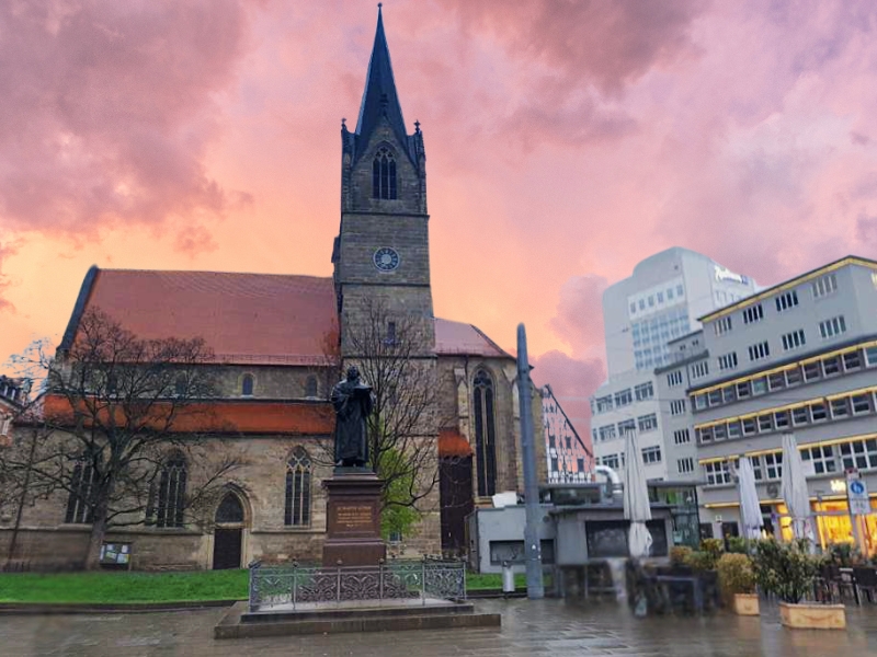 Luther-Denkmal à Erfurt