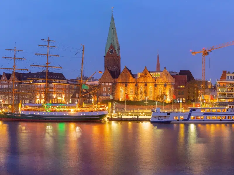 Martinianleger: Bremens historische toegangspoort aan het water 1 Martinianleger in Bremen