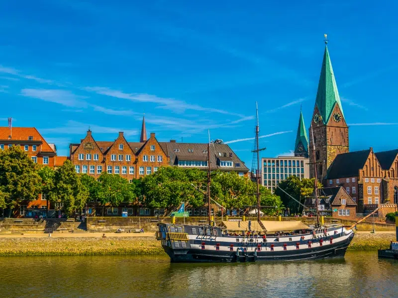 Martinianleger: Bremens historische toegangspoort aan het water 2 Martinianleger in Bremen