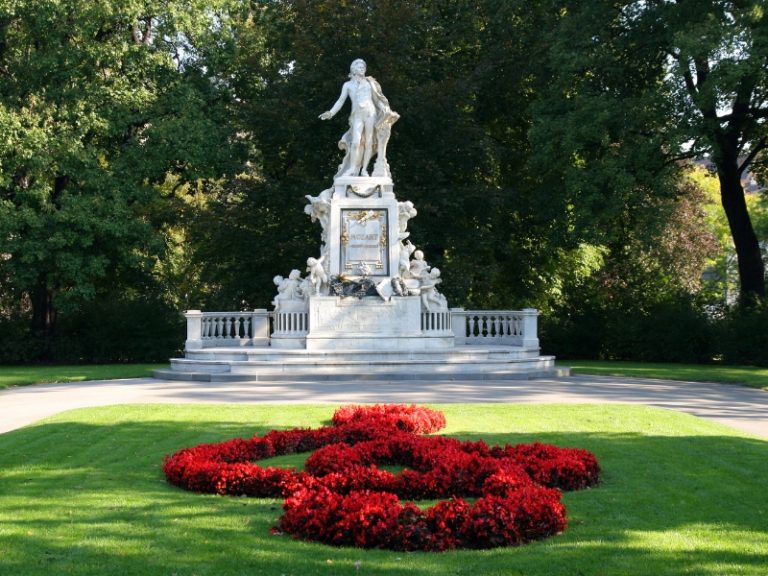 Mozart Monument in Vienna