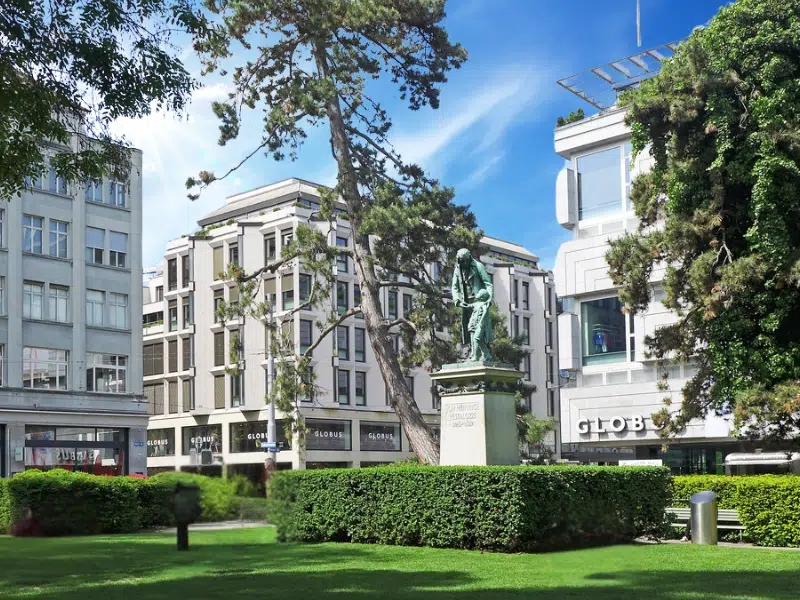 Pestalozzianlage: Μνήμη των πολιτών 3 Pestalozzianlage στη Ζυρίχη