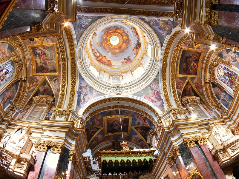 La co-cathédrale Saint-Jean : Un chef-d'œuvre baroque au cœur de La Valette 2 Co-cathédrale Saint-Jean à La Valette