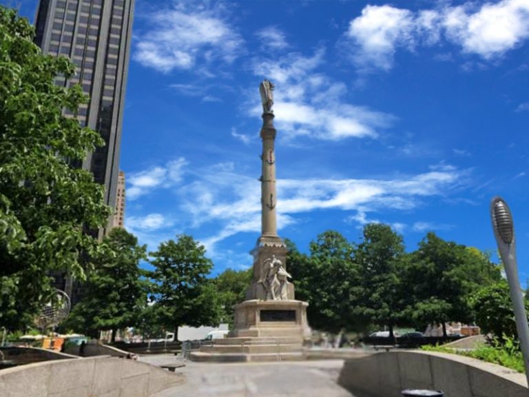 Christopher Columbus Statue in New York