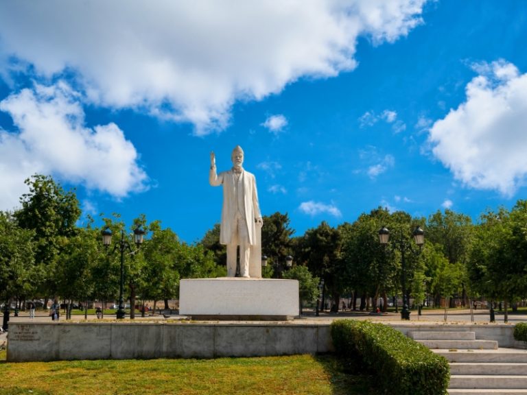 Eleftherios Venizelos Statue in Thessaloniki
