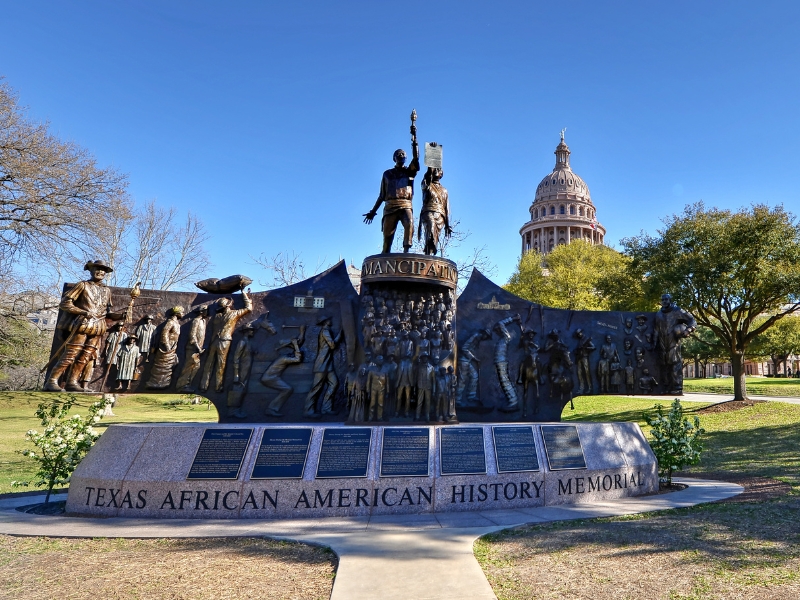 Mémorial afro-américain à Austin
