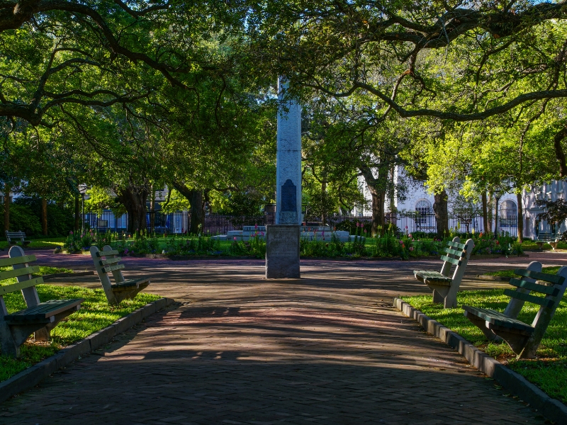 Washington Square: Eine historische Oase im Herzen von Charleston 1 Washington Square in Charleston