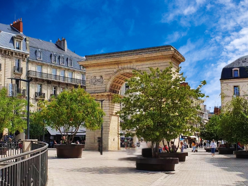 Porte Guillaume : Une entrée historique au cœur de Dijon 1 Porte Guillaume à Dijon