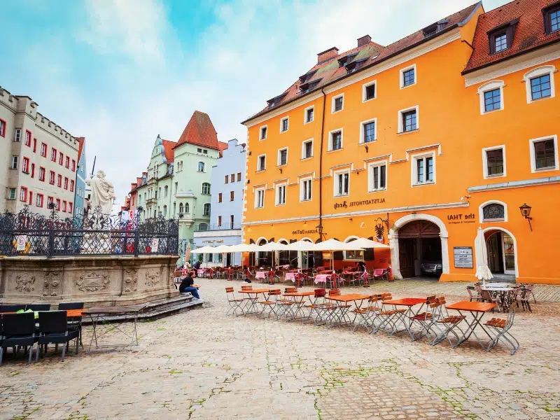 Haidplatz: uma praça intemporal no coração de Regensburg 3 Haidplatz em Regensburg