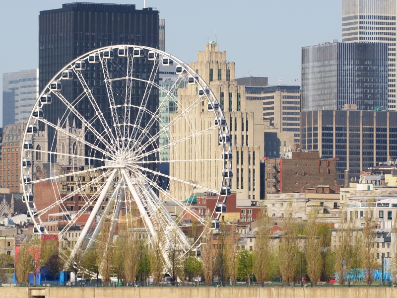La Grande Roue: Een modern uitkijkpunt over Montreal 3 La Grande Roue in Montreal