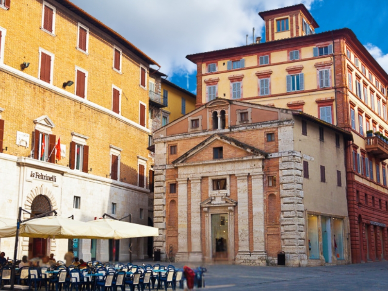 Piazza della Repubblica à Pérouse