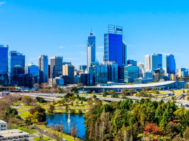 Queen's Gardens in Perth